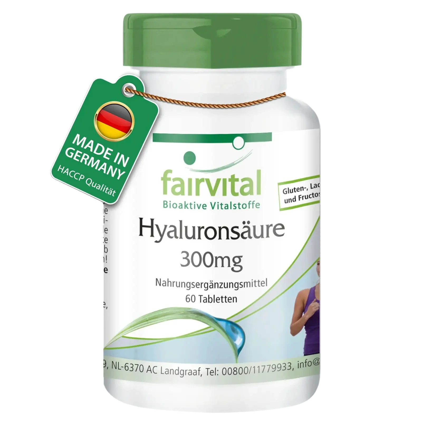 Hyaluronzuur 300mg - 60 tabletten Hyaluronzuur 300mg - 60 tabletten