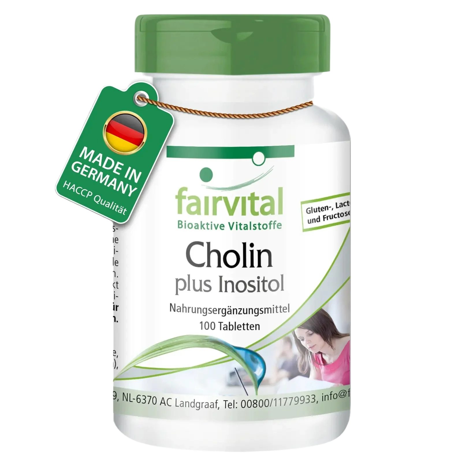 Choline plus inositol - 100 tabletten Choline plus inositol - 100 tabletten