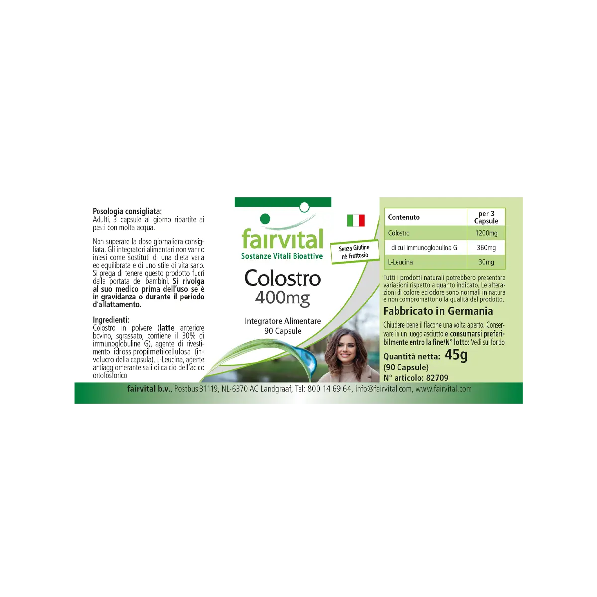 Colostrum 400mg - 90 capsules Colostrum 400mg - 90 capsules