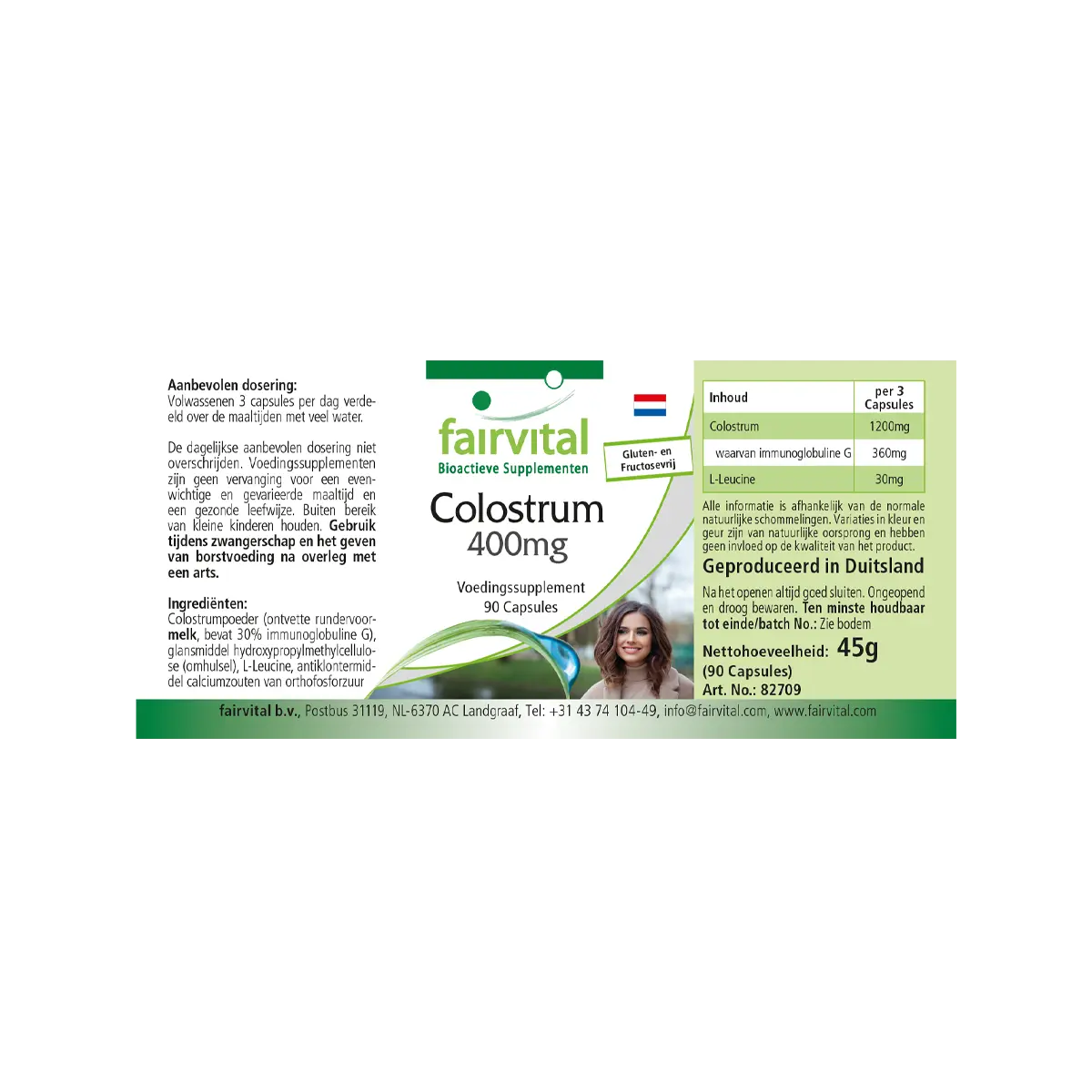Colostrum 400mg - 90 capsules Colostrum 400mg - 90 capsules