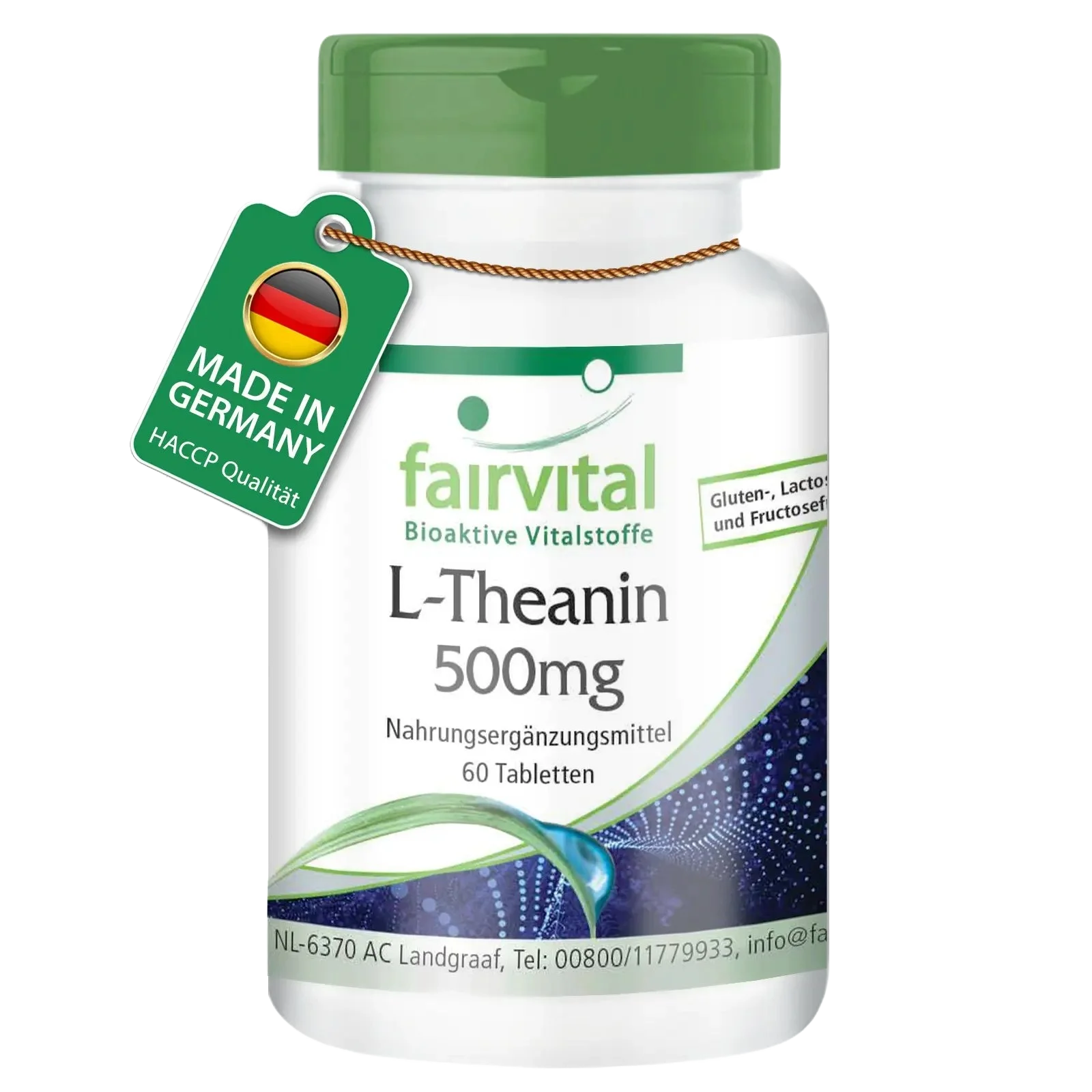 L-Theanine 500mg - 60 Tablets