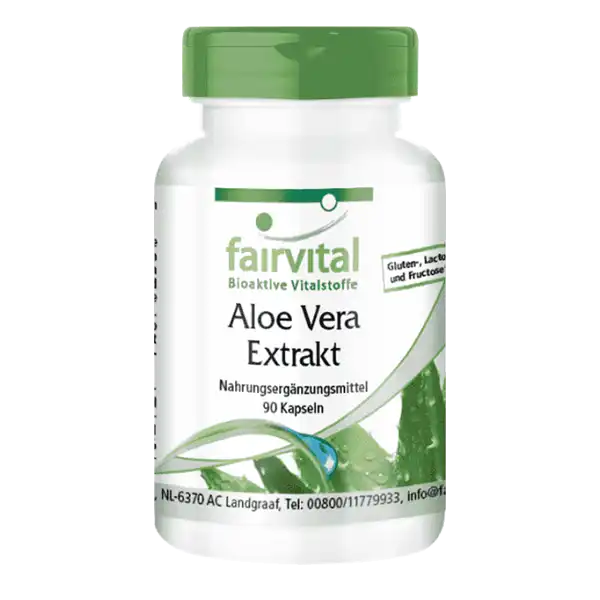 Aloe Vera Extracto - 90 Cápsulas