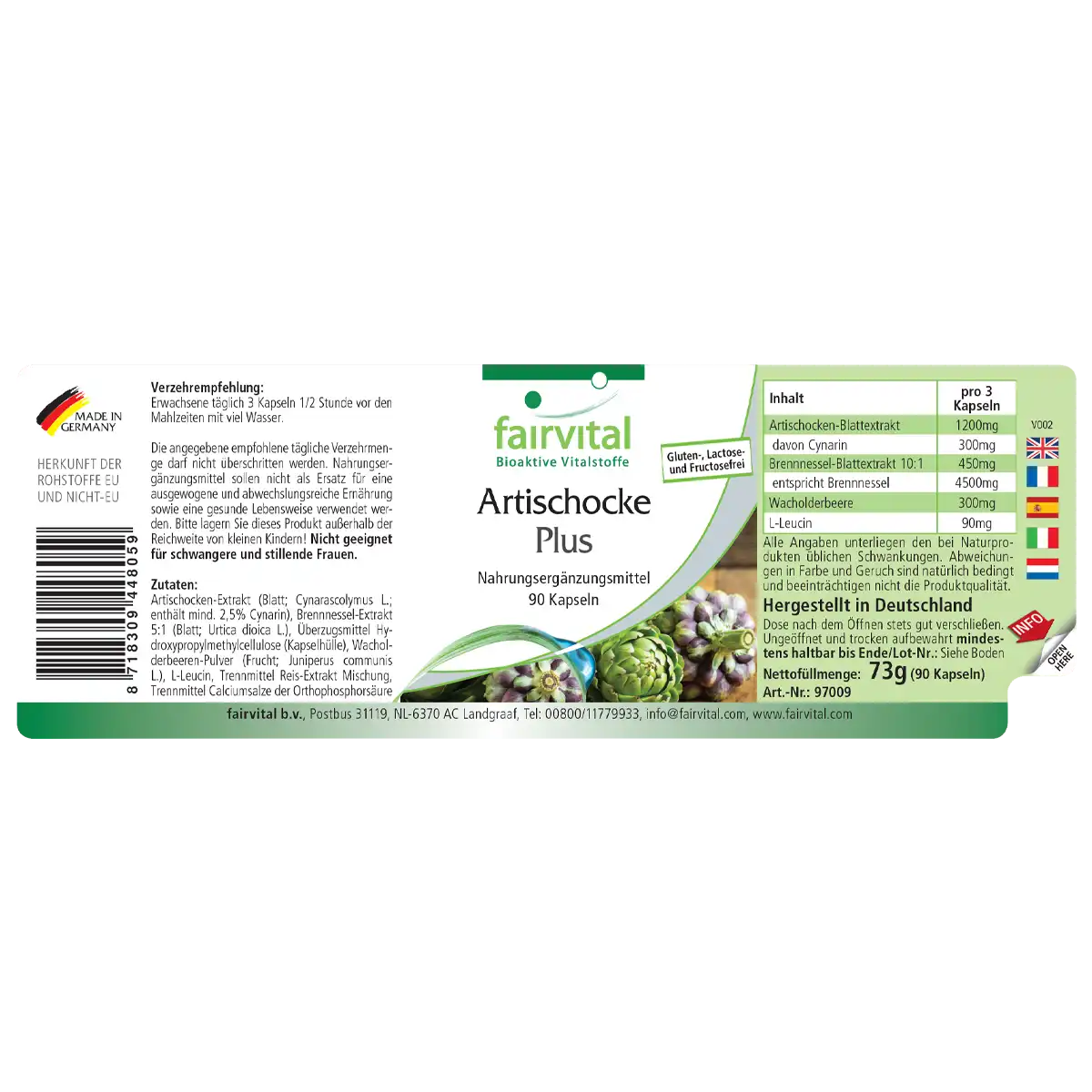 Artisjok Plus - 90 capsules Artisjok Plus - 90 capsules
