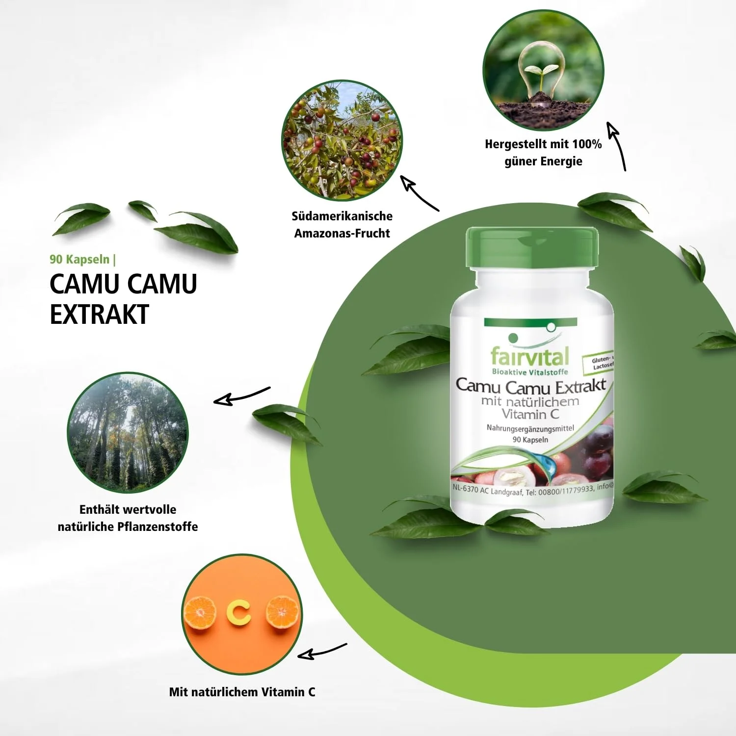 Extrait de Camu Camu  - 90 Gélules