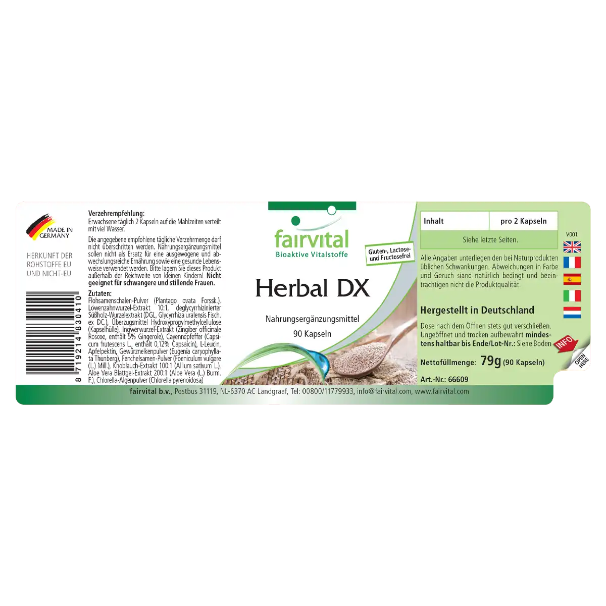 Herbal DX - 90 Capsules