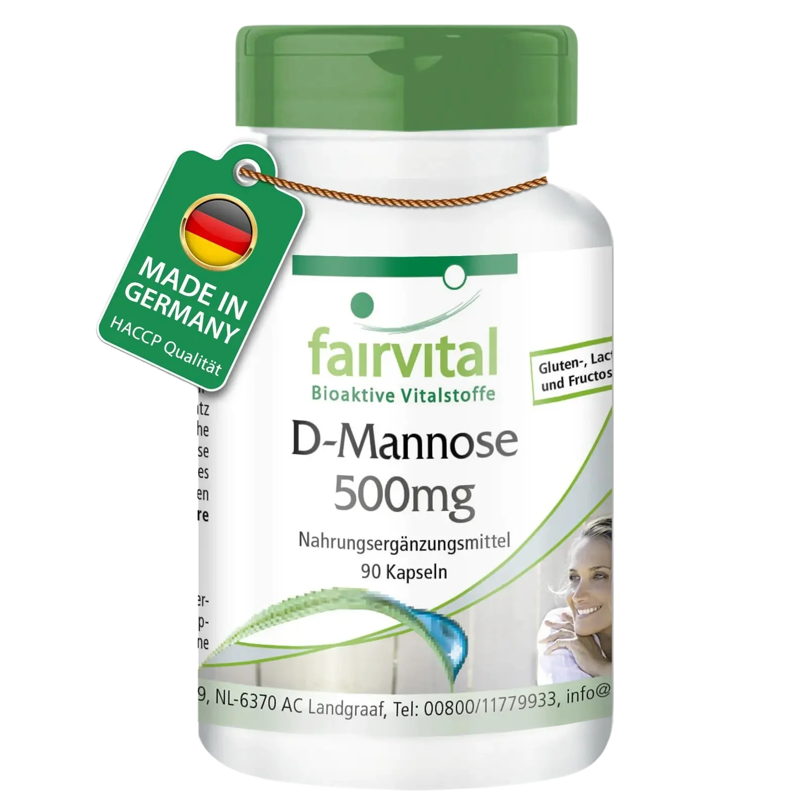 D-mannose 500mg - 90 capsules D-mannose 500mg - 90 capsules