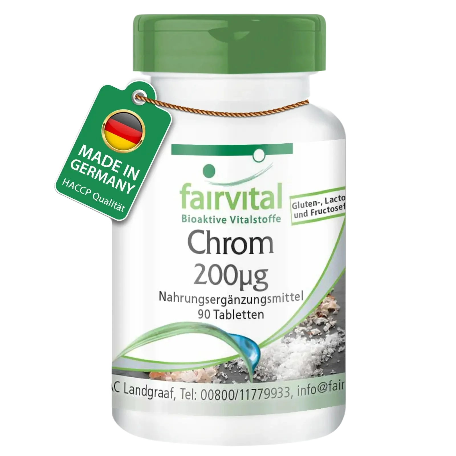 Chroom 200µg - 90 tabletten Chroom 200µg - 90 tabletten