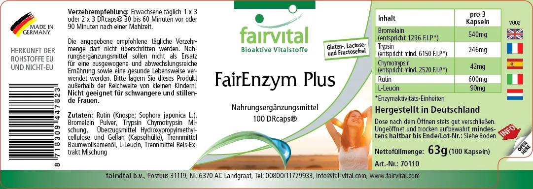 FairEnzym Plus - 100 DRcaps® FairEnzym Plus - 100 DRcaps®
