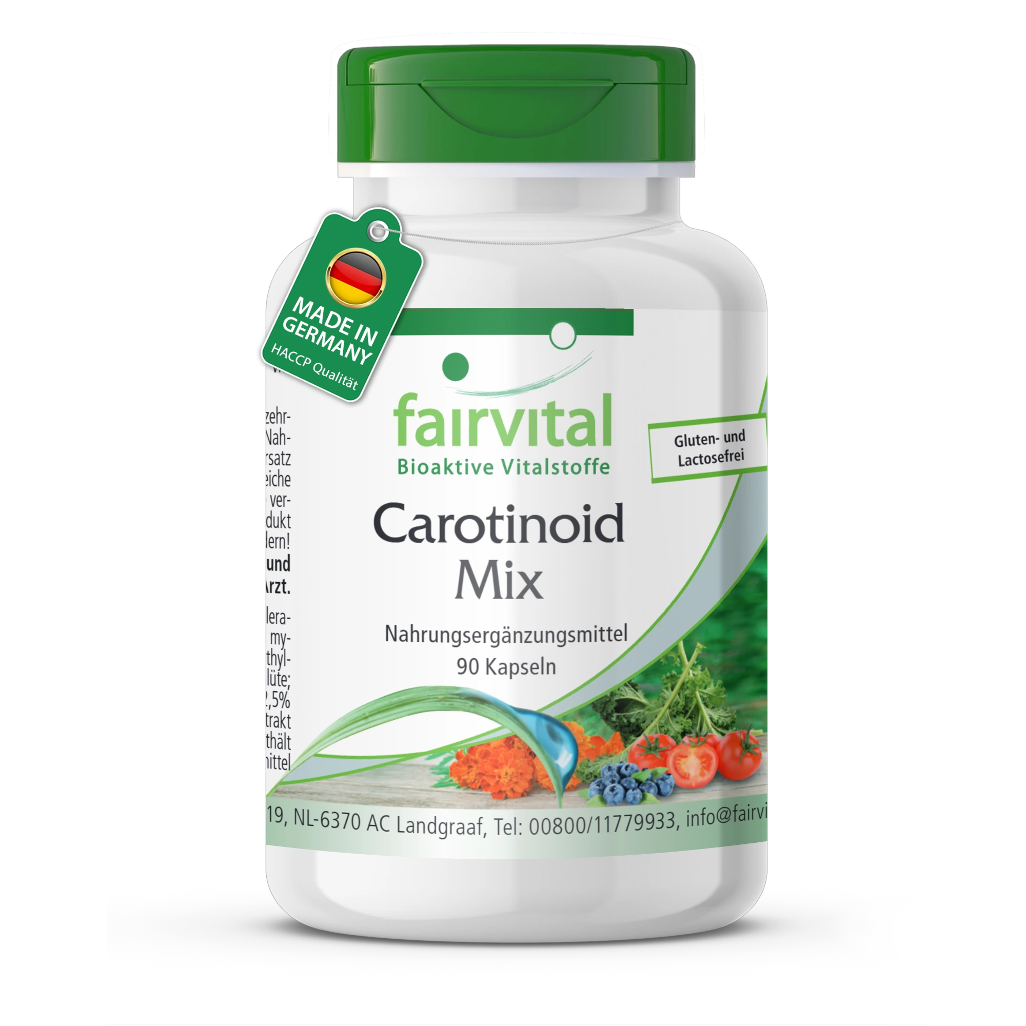 Carotenoïdenmix met anthocyanen - 90 capsules