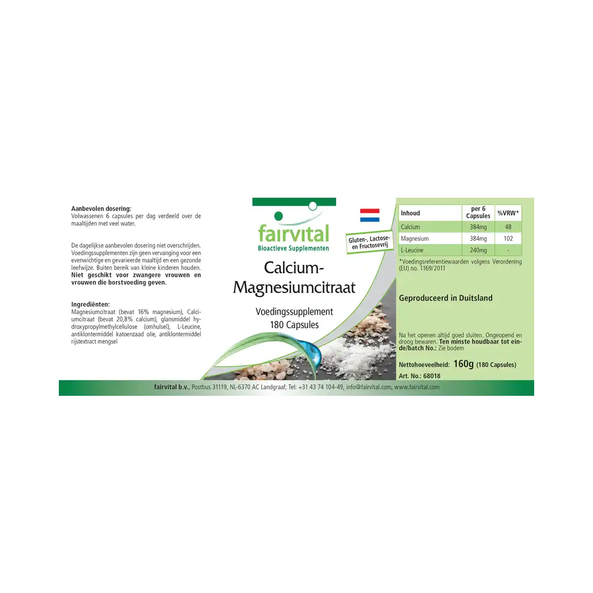 Calcium-magnesium citrate – 180 capsules Calcium-magnesium citrate – 180 capsules