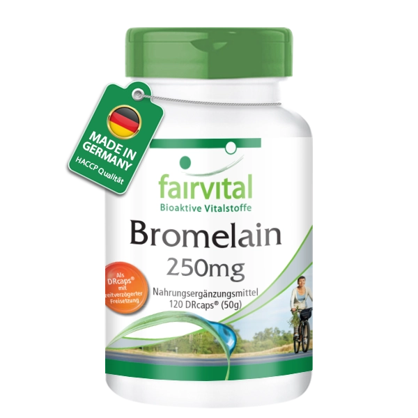 Bromelaïne 250mg - 120 DRCaps®, gastroresistent Bromelaïne 250mg - 120 DRCaps®, gastroresistent