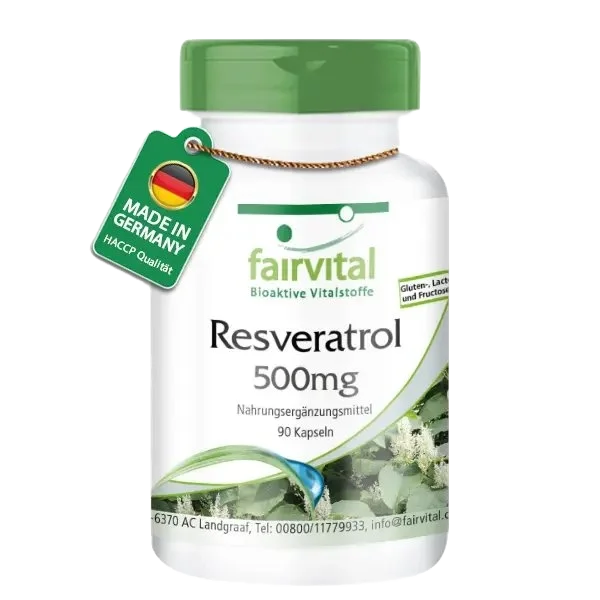 Resveratrol 500mg - 90 Capsules