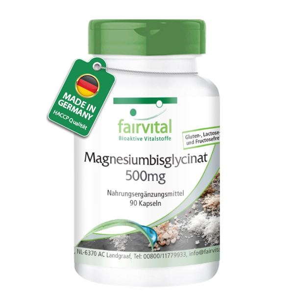Bisglycinate de magnésium 500 mg