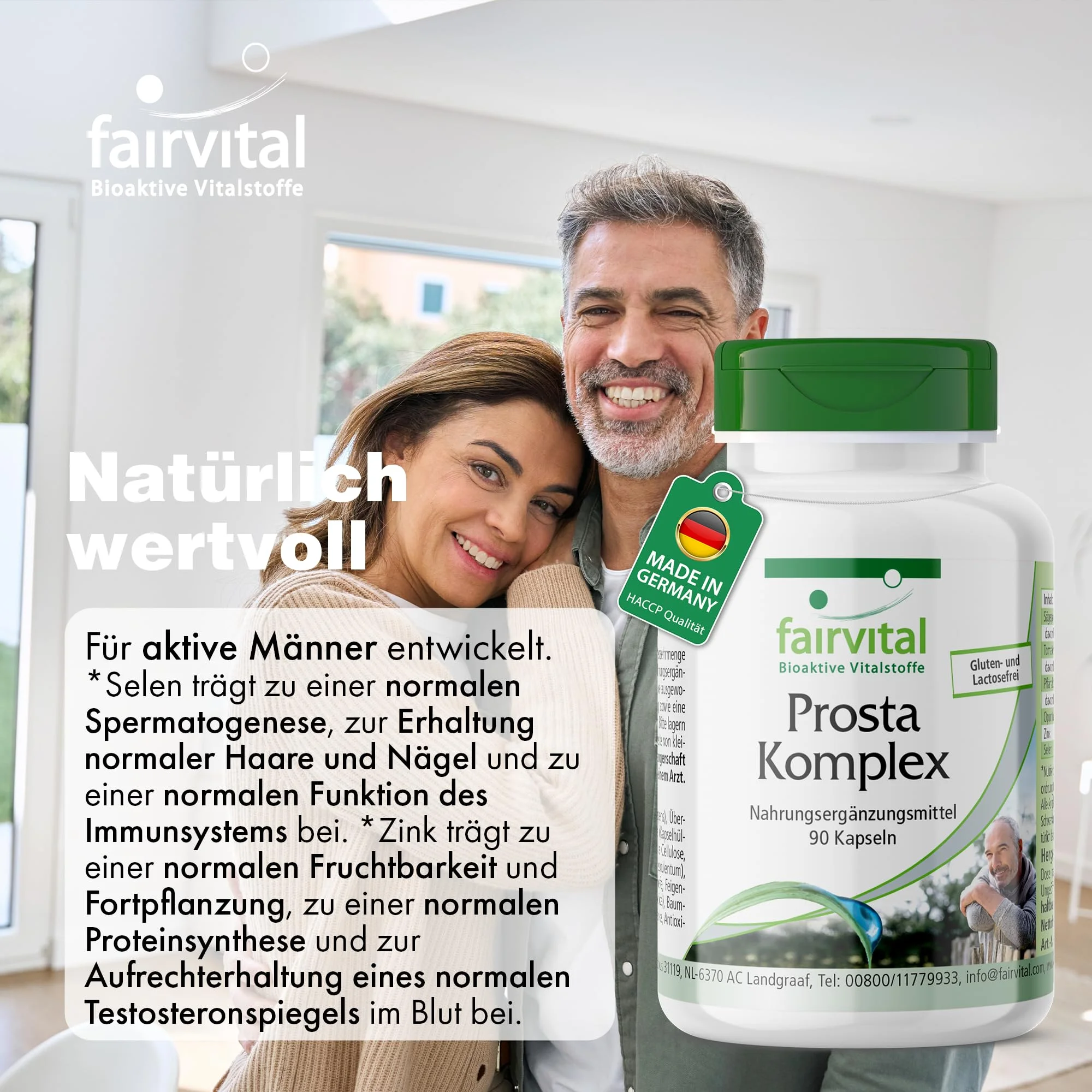 Prosta complex with added plant sterols - 90 capsules