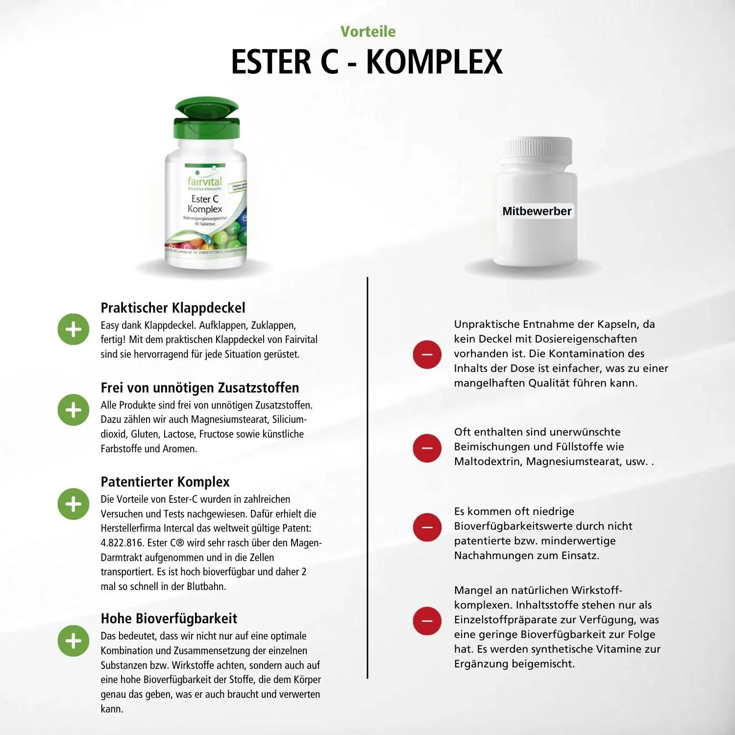 Ester C complex – 90 tablets - easy to swallow