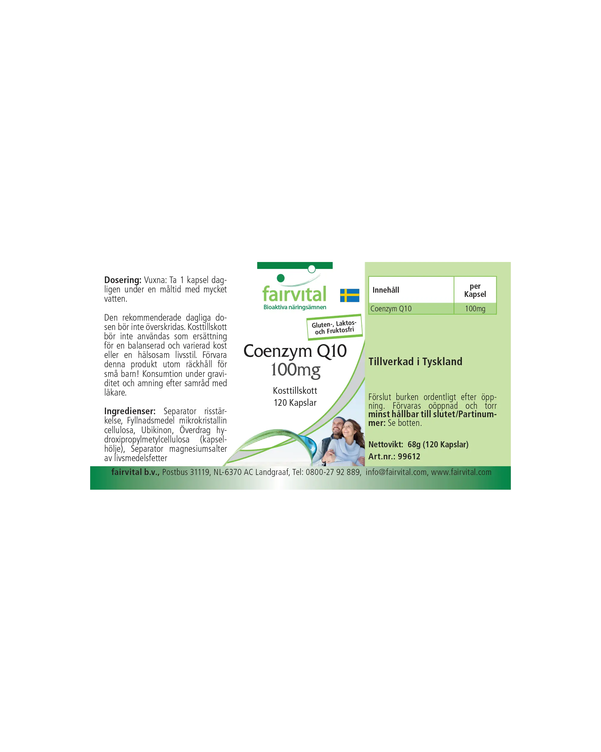 Co-Enzima Q10 100mg - 120 Cápsulas