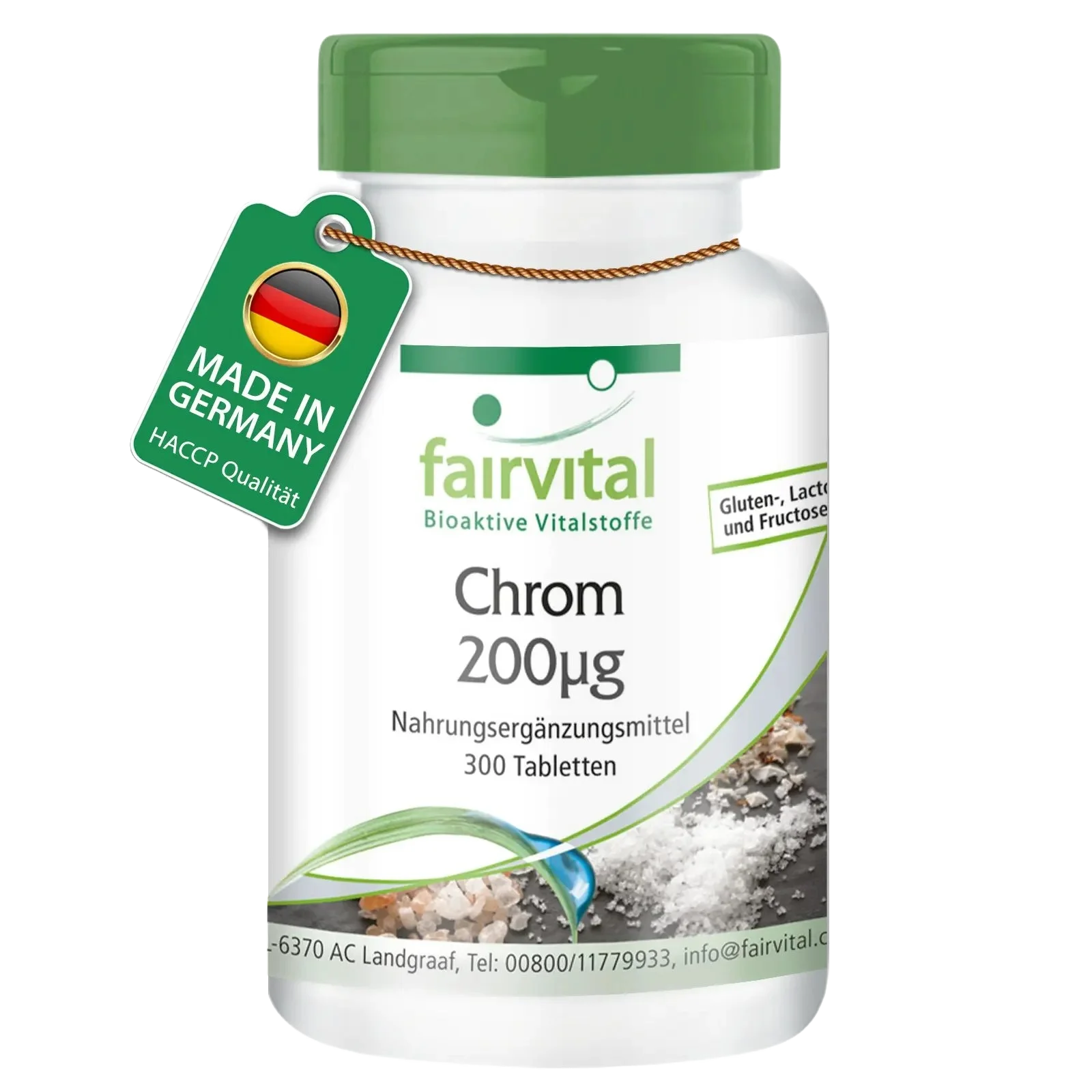 Chroom 200µg - 300 tabletten Chroom 200µg - 300 tabletten