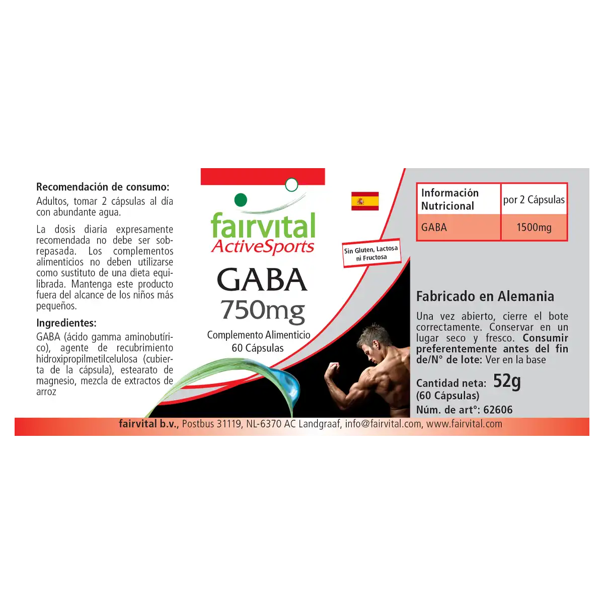 GABA 750mg - 60 Capsules GABA 750mg - 60 Capsules