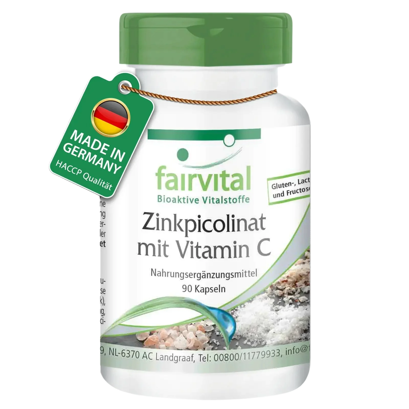 Zinkpicolinaat met vitamine C - 90 capsules Zinkpicolinaat met vitamine C - 90 capsules
