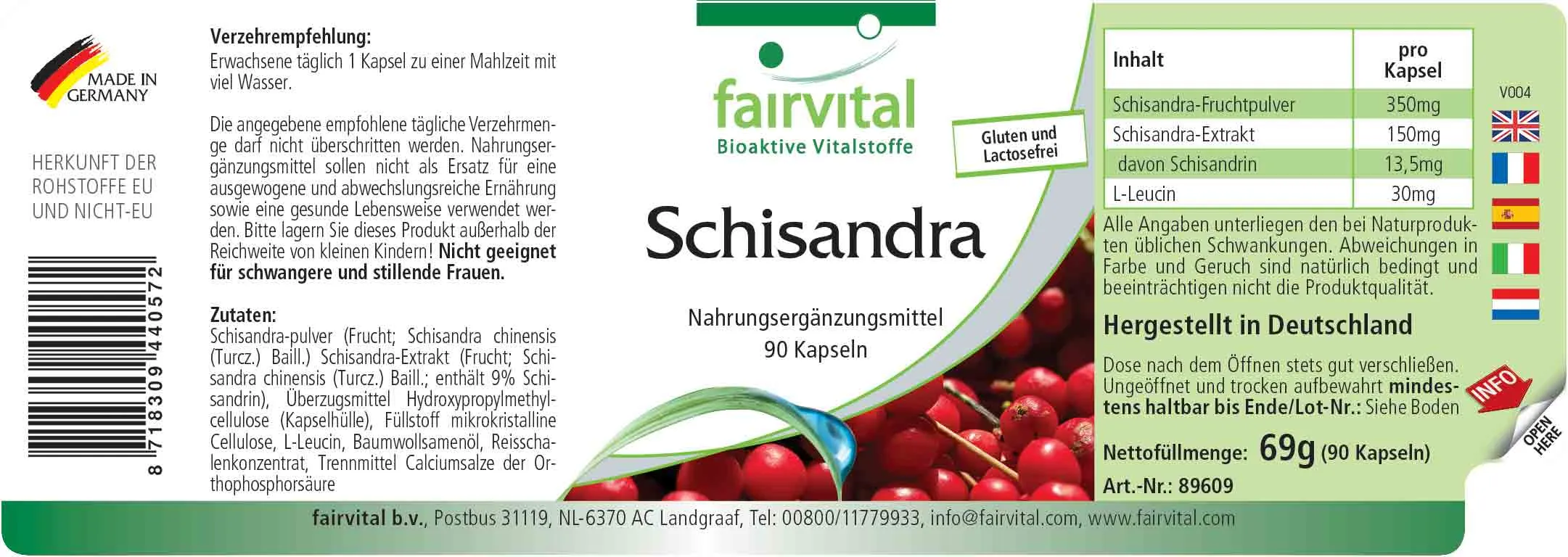 Schisandra - 90 capsules Schisandra - 90 capsules