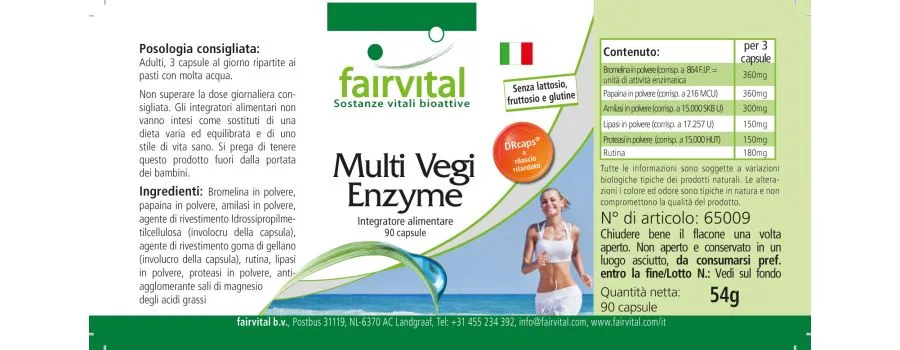 Multi Vegi Enzimi - 90 Capsule Multi Vegi Enzimi - 90 Capsule