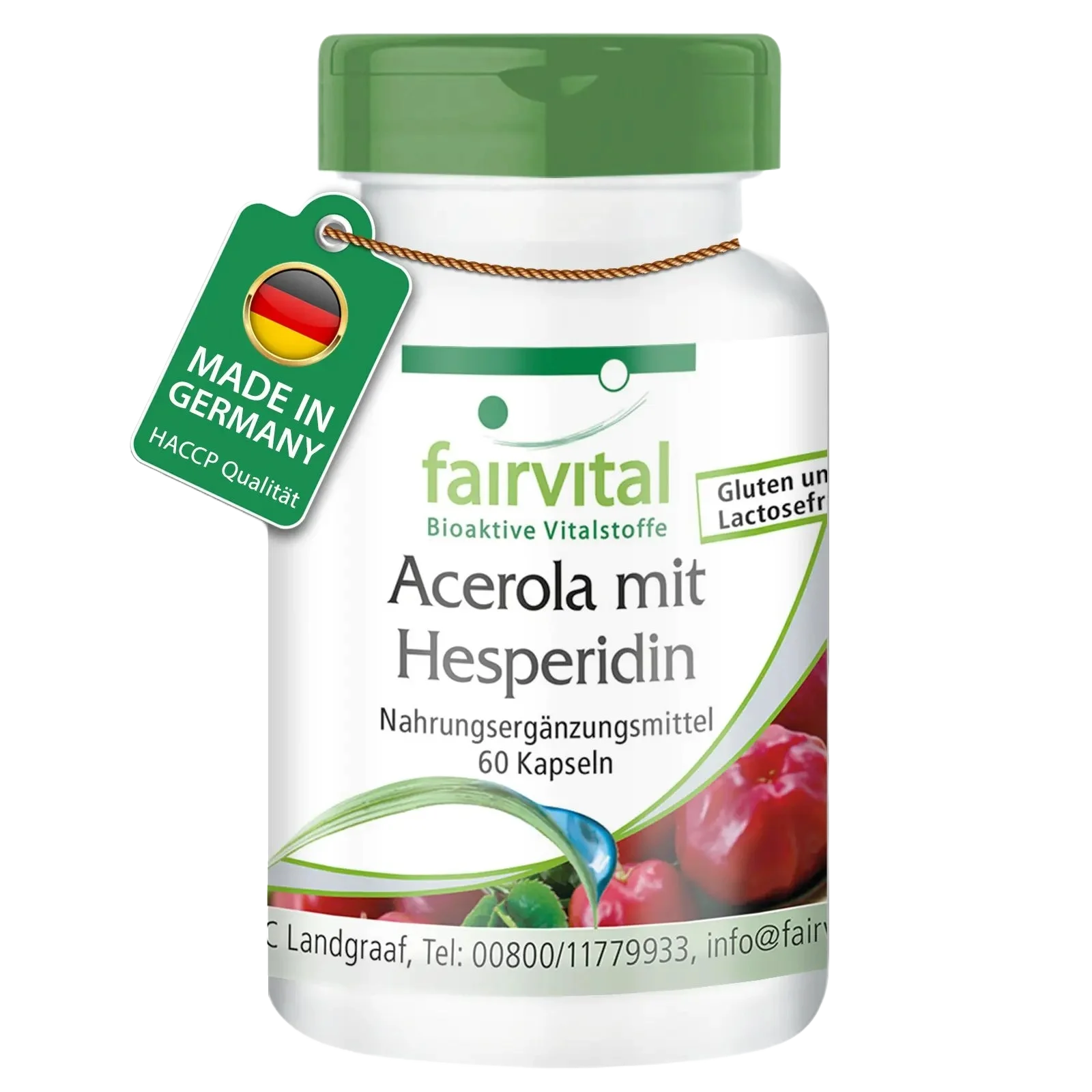 Acerola with hesperidin - 60 capsules