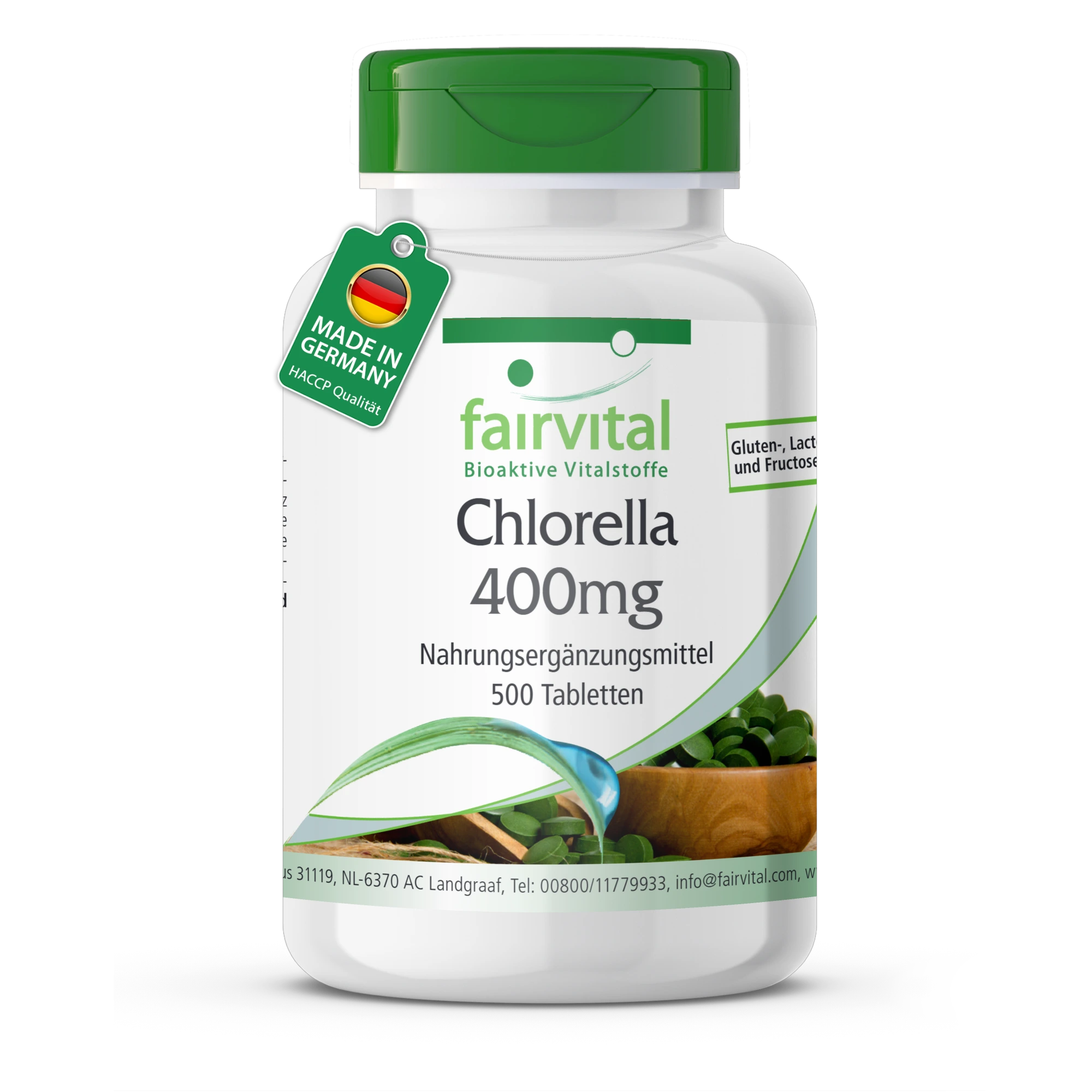 Chlorella 400mg - 500 Tablets