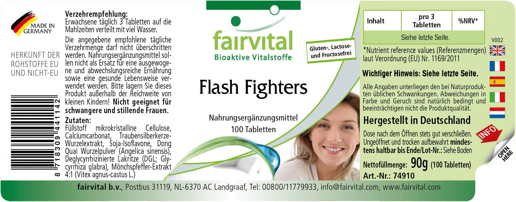 Flash Fighters - 100 compresse