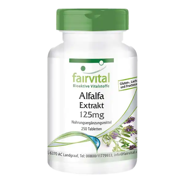 Alfalfa Extract 4:1 125mg - 250 tablets