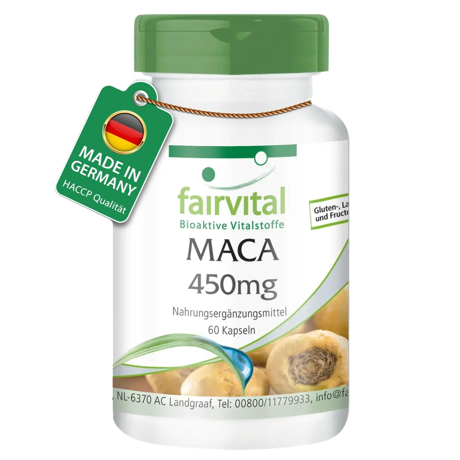 MACA 450mg - 60 Cápsulas