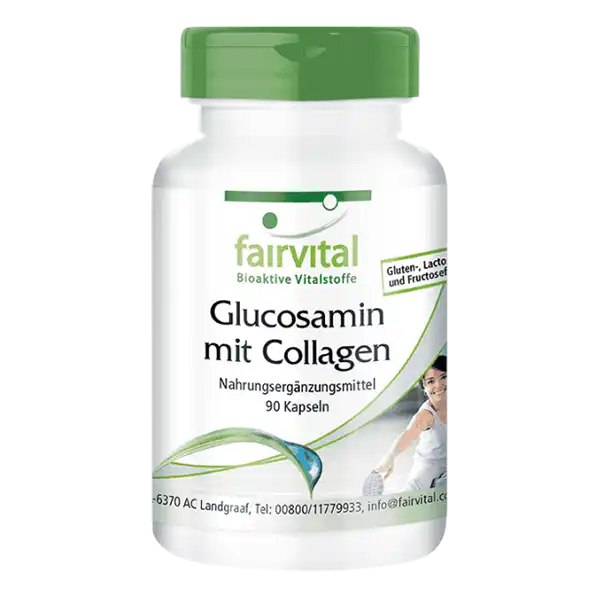 Glucosamine with collagen - 90 capsules