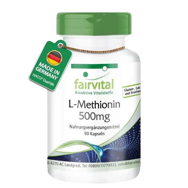 L-Méthionine 500mg - 90 gélules