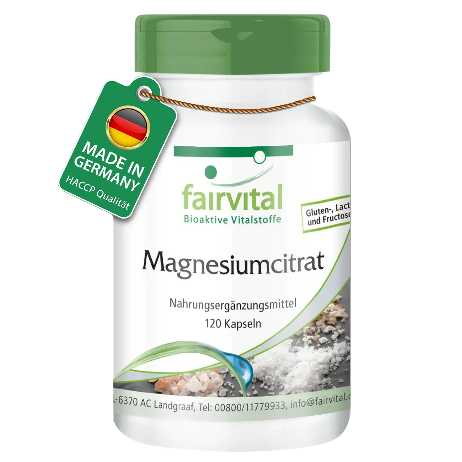 Magnesium Citrate - 120 Capsules