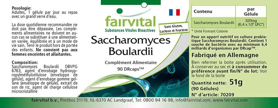 Saccharomyces boulardii - 90 DRcaps® Saccharomyces boulardii - 90 DRcaps®