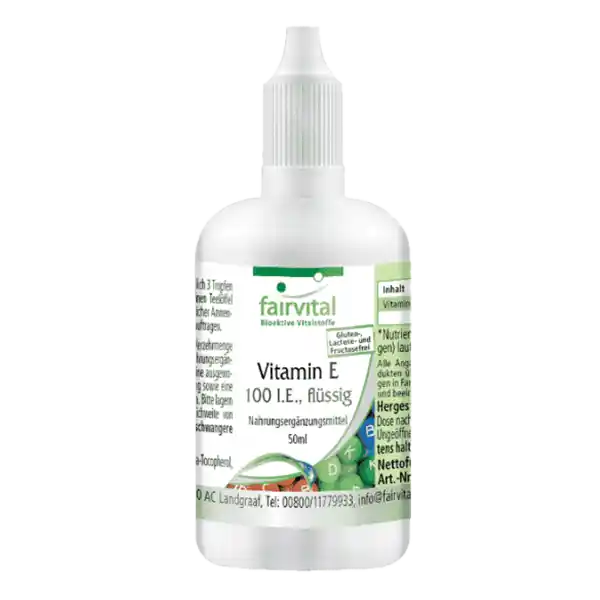 Olio di vitamina E 100 U.I. liquida - 50 ml