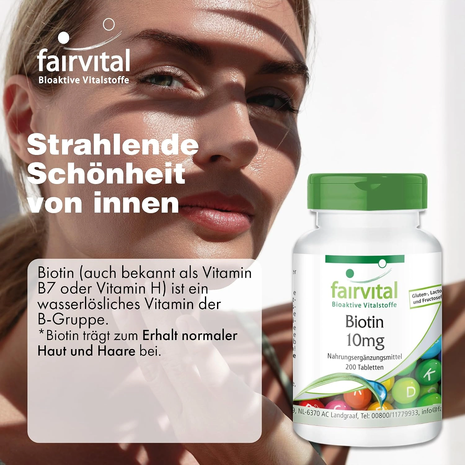 Biotina 10mg - 200 compresse