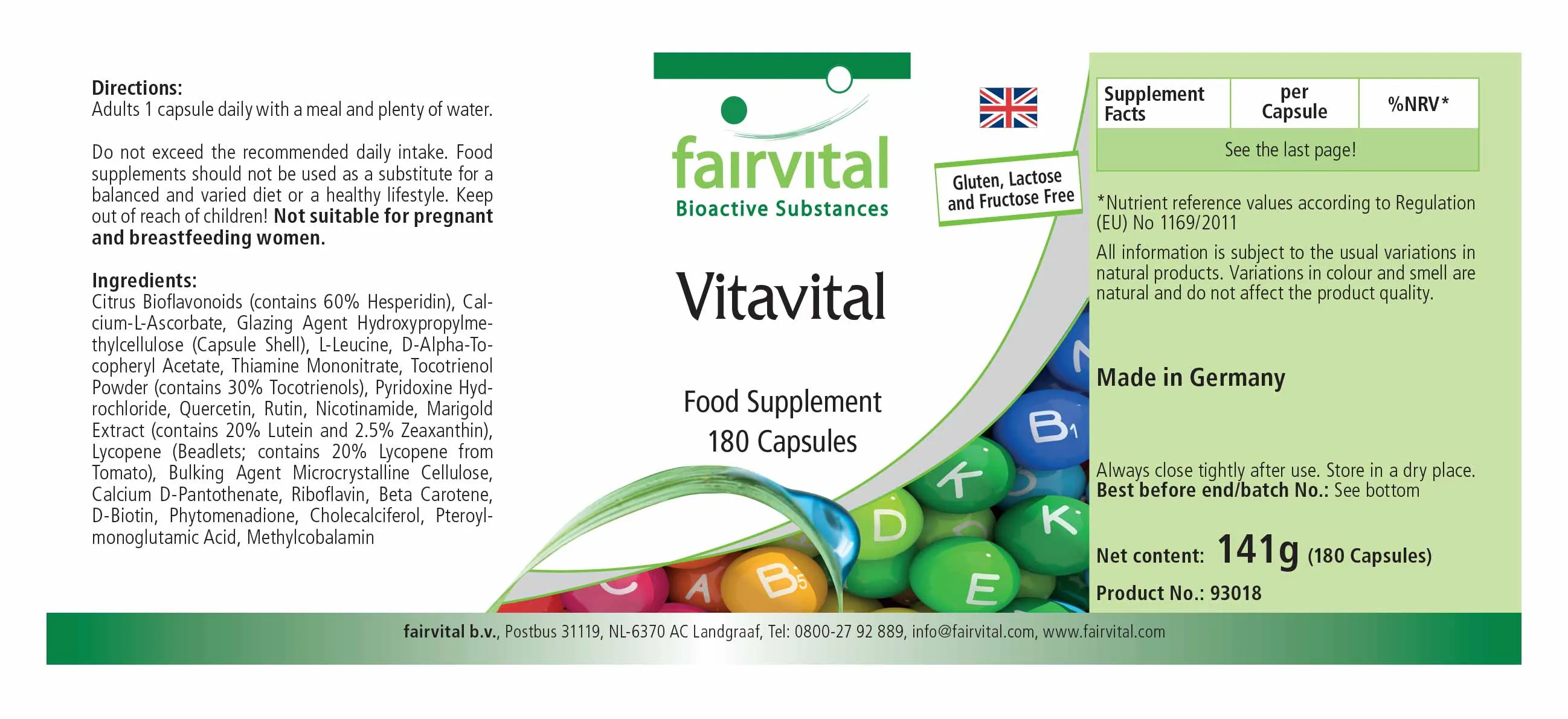 Vitavital - 180 Cápsulas Vitavital - 180 Cápsulas