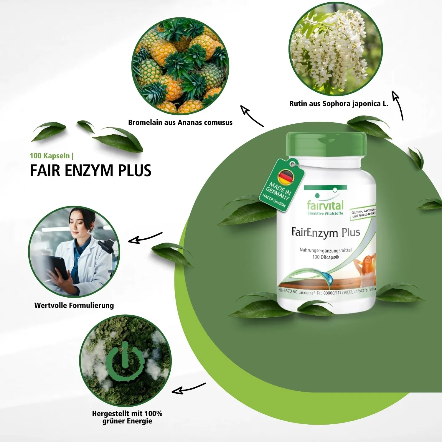 FairEnzym Plus - 100 DRcaps®