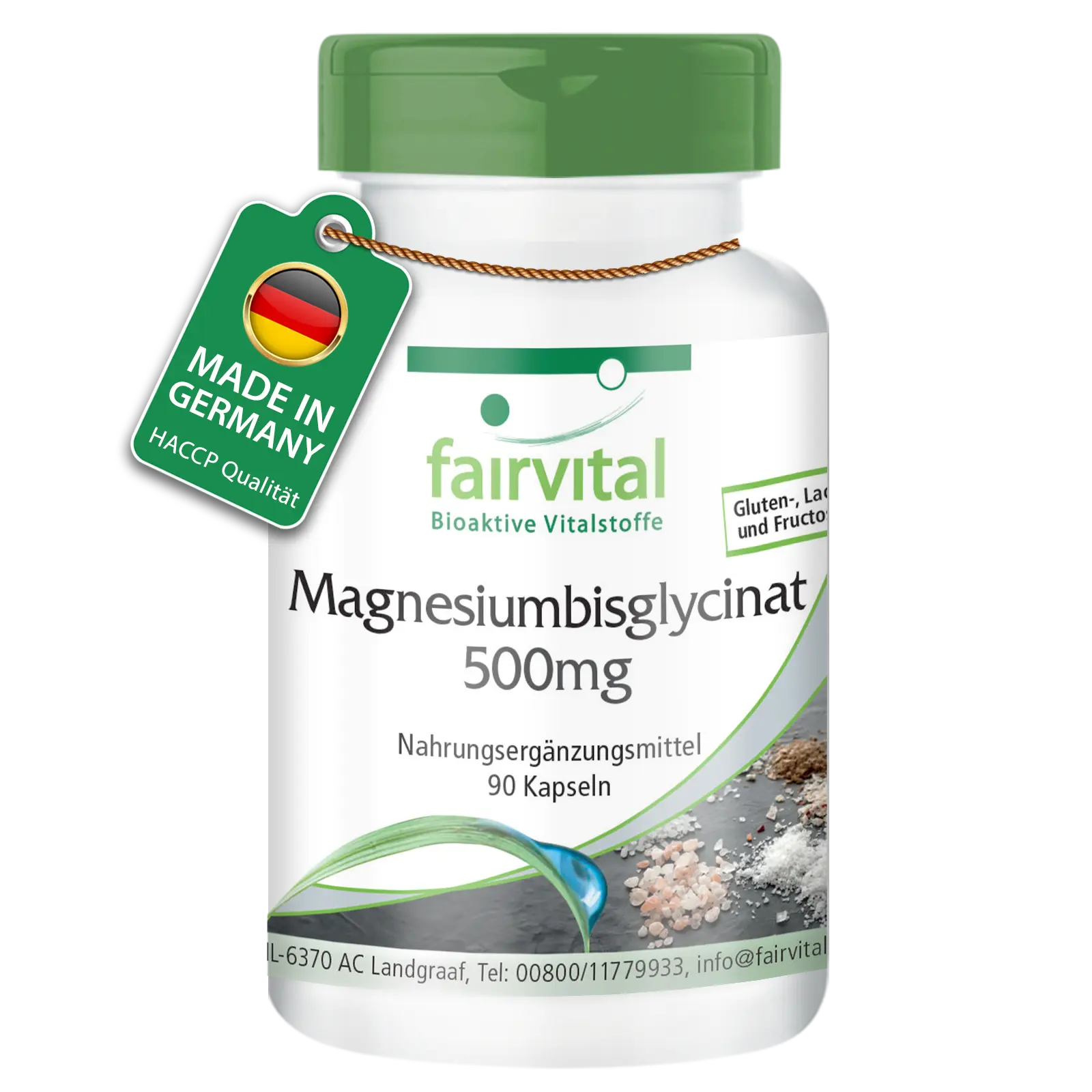 Magnesium bisglycinate 500mg - 90 Capsules