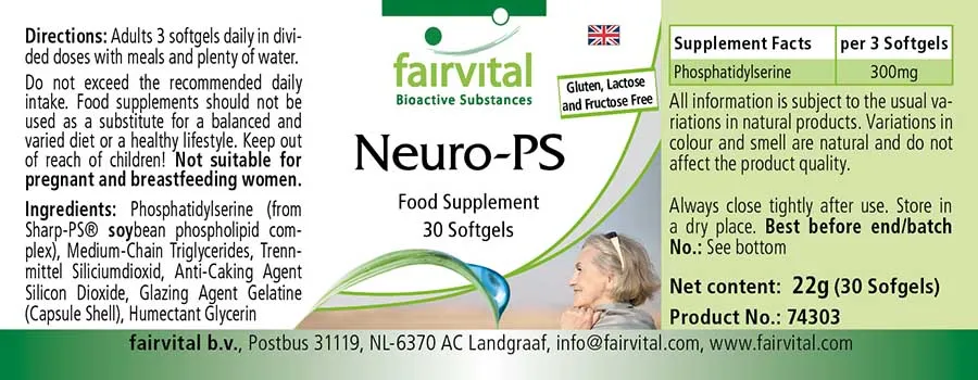 Neuro-PS - 30 Softgels | Fairvital Neuro-PS - 30 Softgels | Fairvital