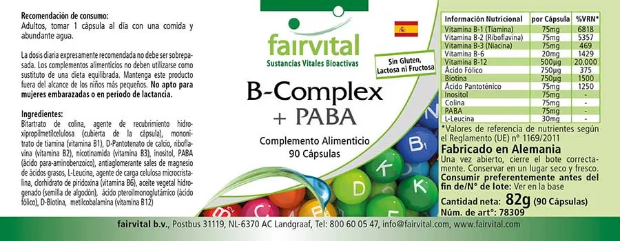 B-Complex + PABA B-Complex + PABA