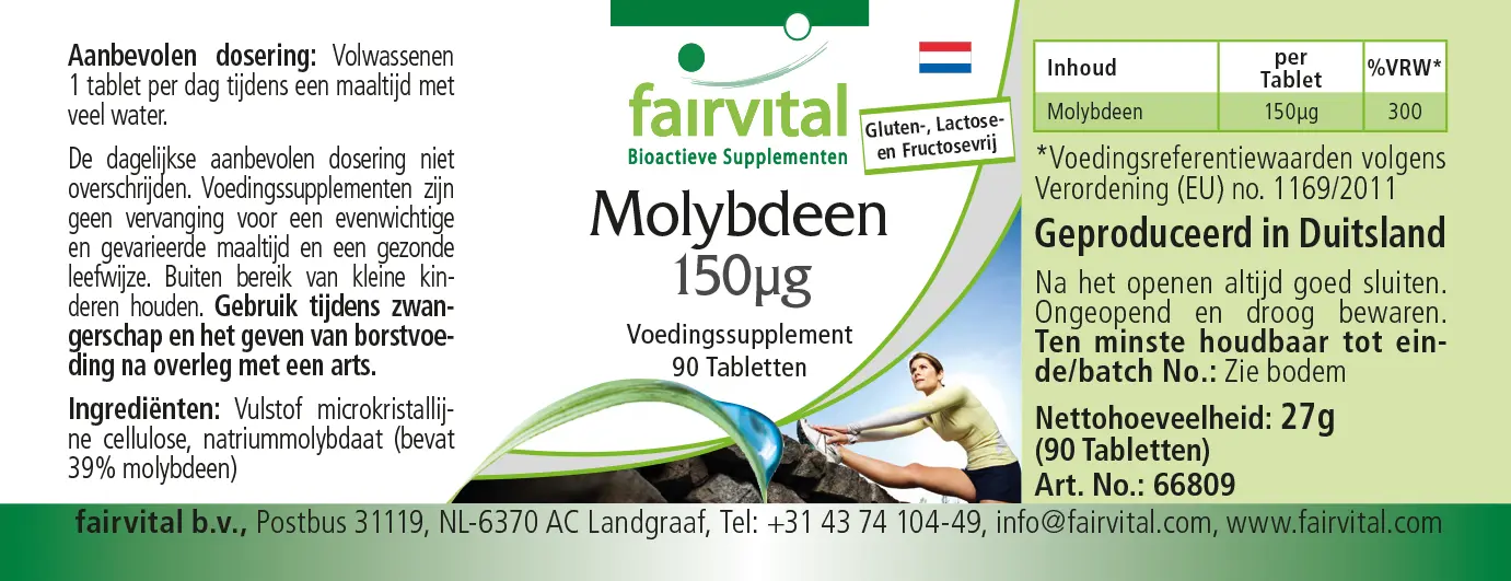 Molibdeno 150ug – 90 compresse