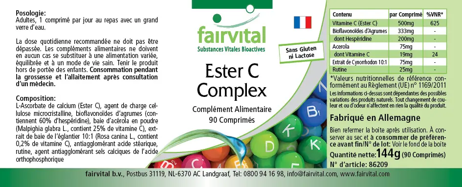 Complejo de Ester C ®– 90 comprimidos Complejo de Ester C ®– 90 comprimidos