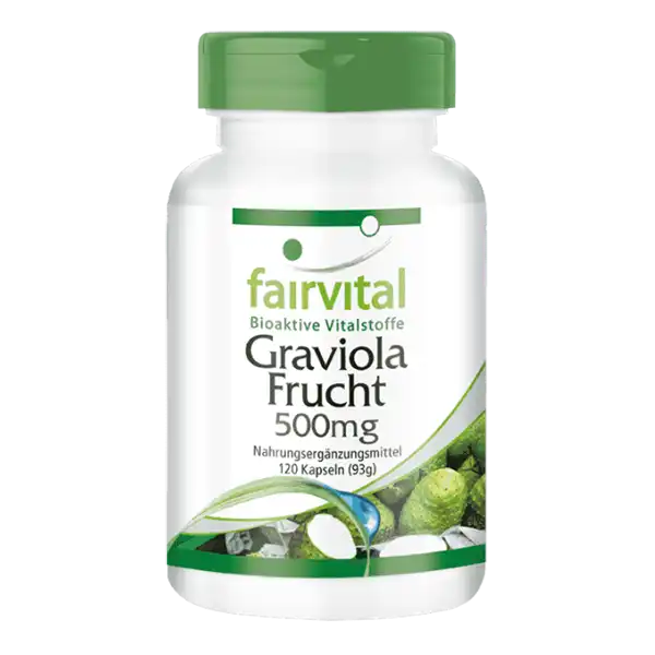Fruta Graviola 500mg - 120 Cápsulas