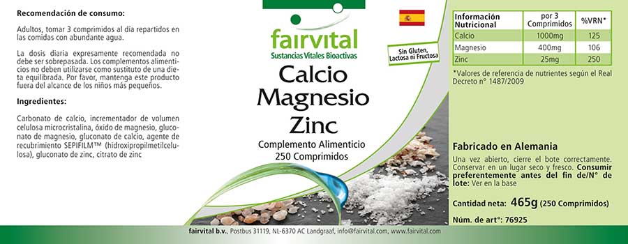 Calcium Magnésium Zinc Calcium Magnésium Zinc