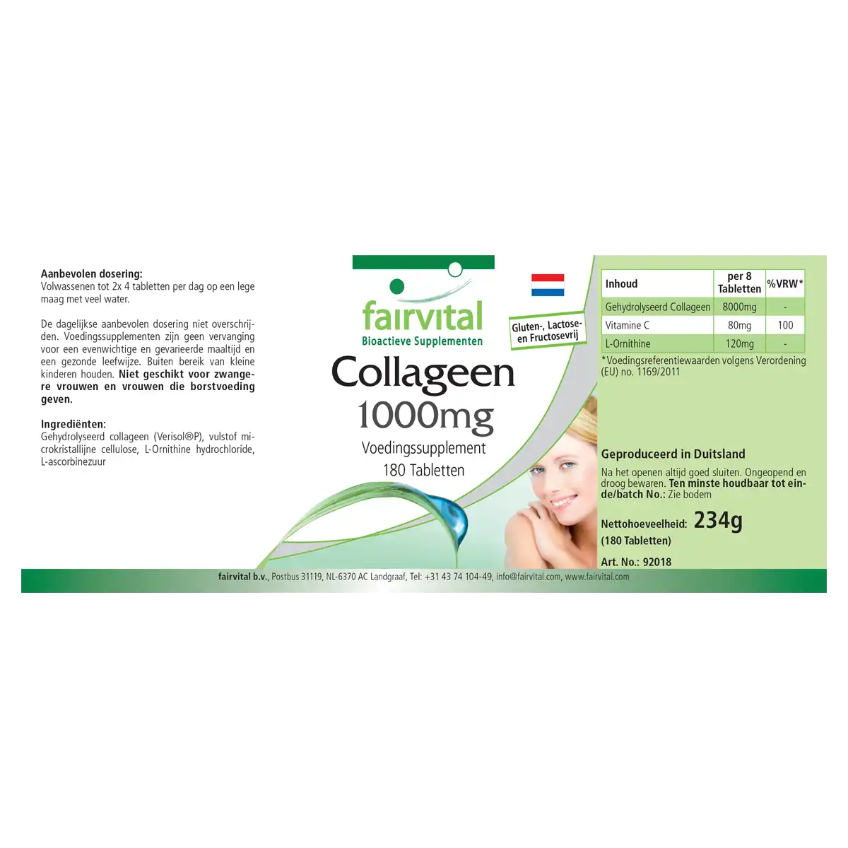 Collagen 1000mg - 180 tablets Collagen 1000mg - 180 tablets