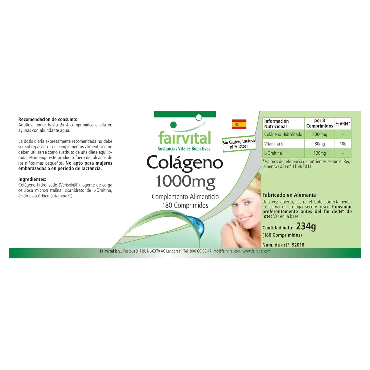 Collagen 1000mg - 180 tablets Collagen 1000mg - 180 tablets