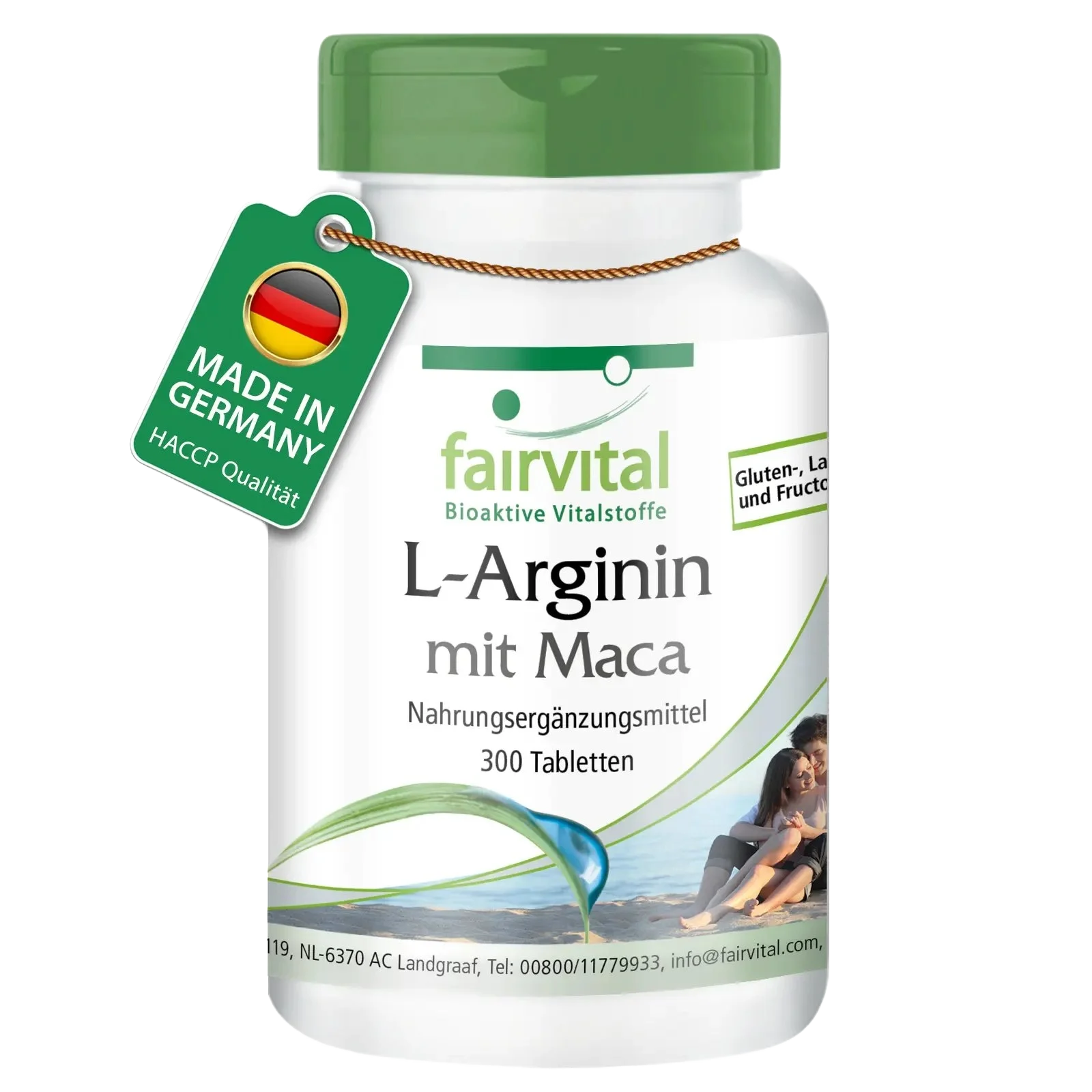 L-Arginine avec Maca – 300 comprimés