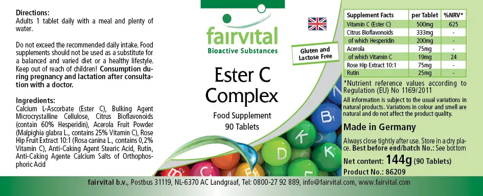 Complejo de Ester C ®– 90 comprimidos Complejo de Ester C ®– 90 comprimidos