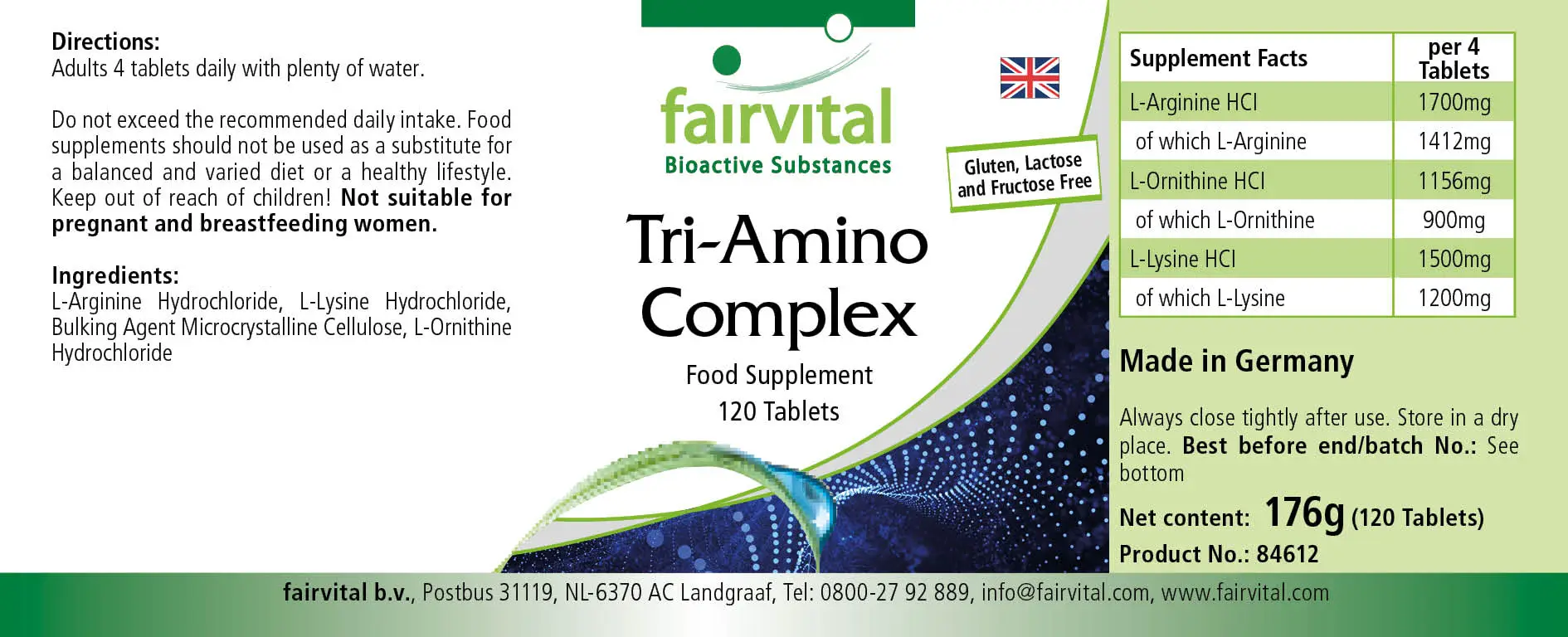 Tri-Amino Complex - 120 comprimidos Tri-Amino Complex - 120 comprimidos